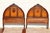 Early 20th Century Pair of Louis XV Style Hand-Painted Twin Bed Frames With Floral Marquetry For Sale - Image 11 of 18