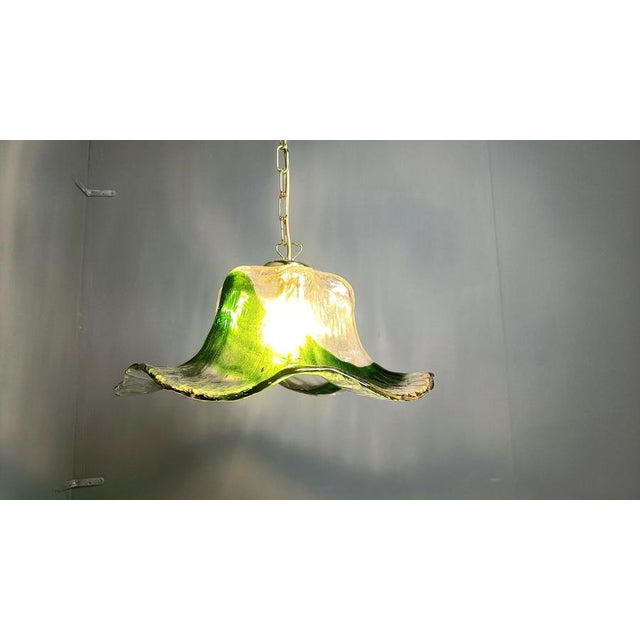 Vintage Murano Glass Pendant Light from Mazzega, 1960s For Sale - Image 9 of 12