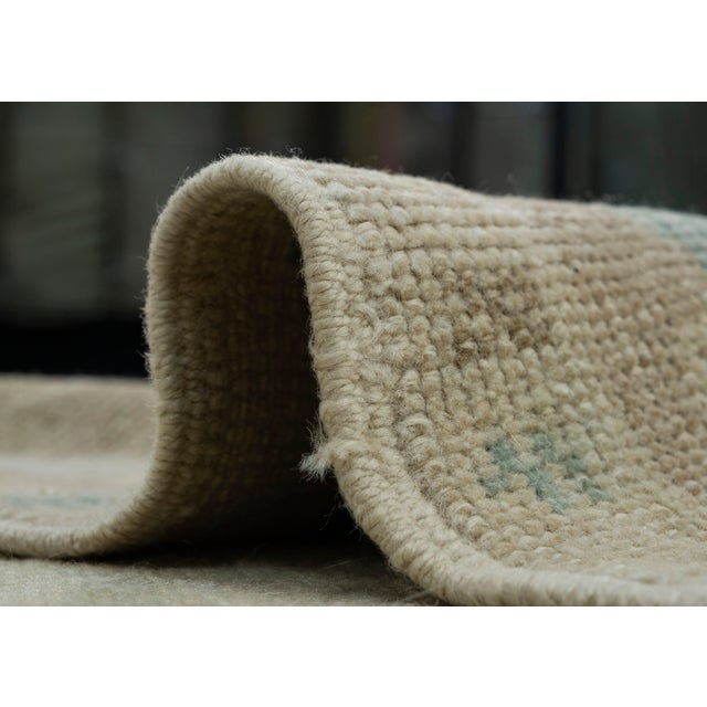 Textile Turkish Oushak Runner Rug 3' x 7'8" #17503 For Sale - Image 7 of 8