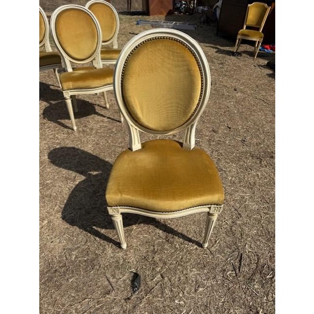 French 19th Century Louis XVl Dining Chairs - Set of 6 For Sale - Image 11 of 15