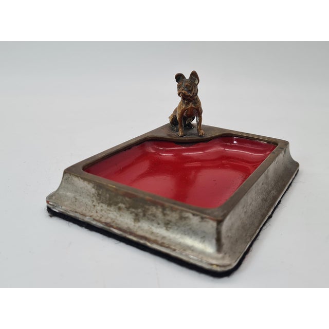Small Antique Decorative Vide-Poche Tray, 1890s For Sale - Image 3 of 11