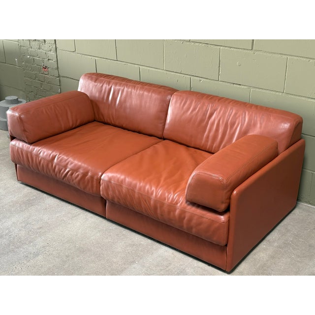 Model DS-76 Daybed in Cognac Camel Leather from de Sede, 1980s For Sale - Image 4 of 18