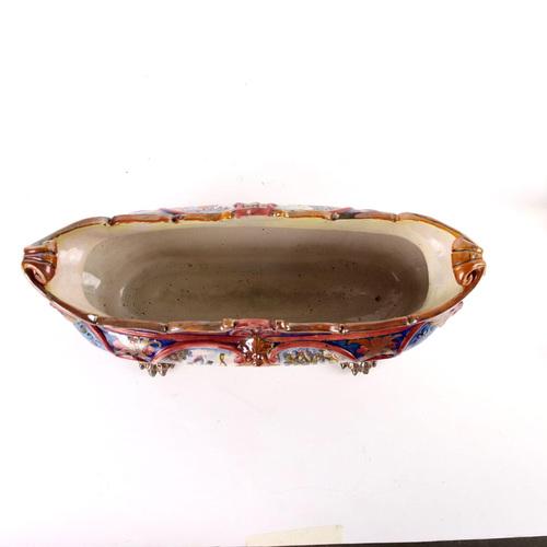 Majolica Planter from Alfredo Santarelli and Gualdo Tadino For Sale - Image 10 of 13