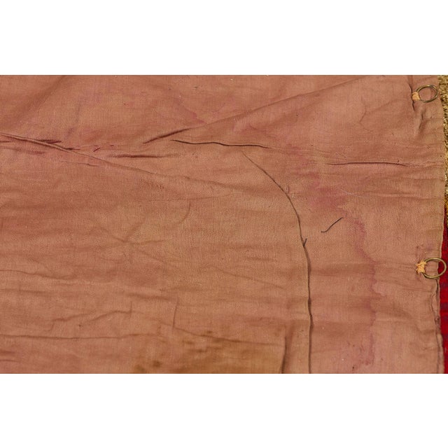 Textile Antique Scandinavian Folk Art Tapestry, 04'04 X 06'06 For Sale - Image 7 of 10