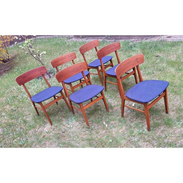 Mid-Century Danish Teak Dining Chairs from Farstrup, 1960s, Set of 6 For Sale - Image 16 of 17