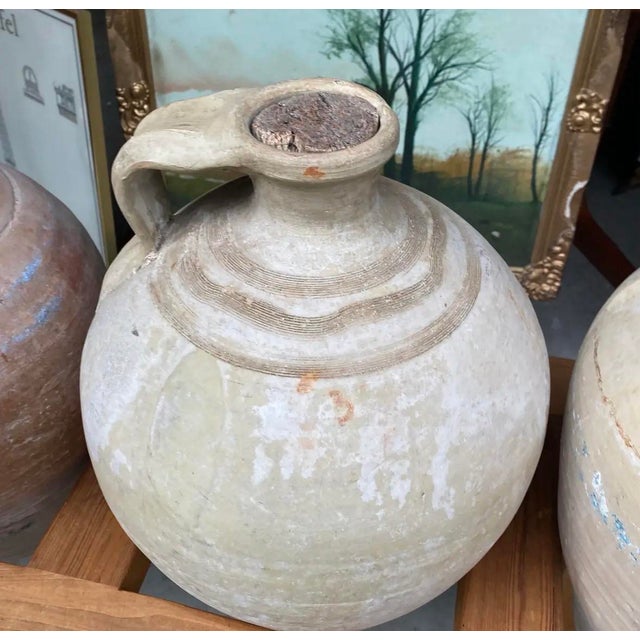 Late 19th Century Mediterranean Olive Jugs With Stand - 5 Piece Set For Sale In Atlanta - Image 6 of 12