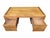 Mid-Century Modern Teak Executive Desk – Danish Style Double Pedestal Desk With Brass Pulls For Sale In Los Angeles - Image 6 of 17