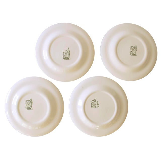 American Mid 20th Century "The Old Curiosity Shop" Dinner Plates- Set of 4 For Sale - Image 3 of 8