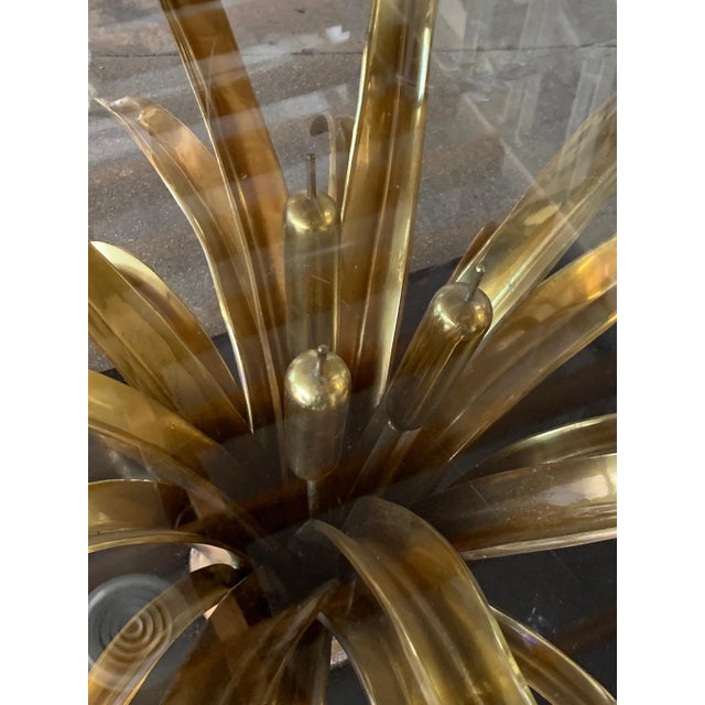 Mid-Century Modern Christian Techoueyres Bronze and Glass Table For Sale - Image 3 of 13