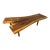 Late 20th Century Handcrafted Live Edge Walnut Coffee Table With Butterfly Inlays For Sale