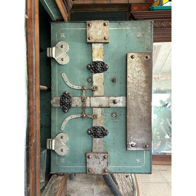 Antique Vault Chest, 1890s For Sale - Image 4 of 6