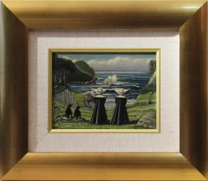 Joan Wilkie, Two Nuns Facing the Ocean, Circa 1950