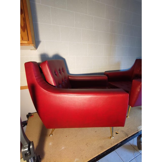 Vintage Relaxing Lounge Chairs, 1950s, Set of 2 For Sale - Image 9 of 11