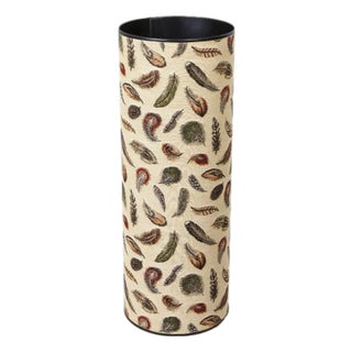 Feathers Tapestry Umbrella Stand For Sale