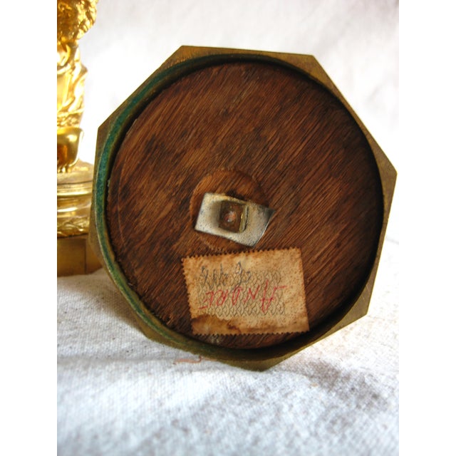 Mid 19th Century Pair of French Napoleon III Gilded Bronze Candlestick For Sale - Image 13 of 13