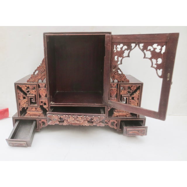 Early 20th Century Antique Chinese Home Buddha Altar House For Sale - Image 5 of 14