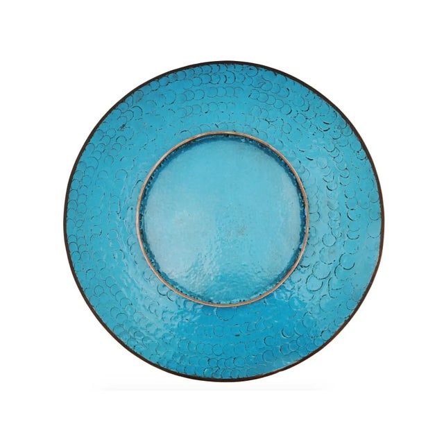 Japanese Late 19th Century Large Japanese Meiji Era Cloisonne Enamel Charger For Sale - Image 3 of 5