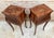 French Classic Louis Vx Style Marquetry Nightstands with Three Drawers, 1920s, A Pair For Sale - Image 17 of 18