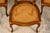 Set of 8 Early 20th Century French Louis XV Style Walnut Cane Dining Chairs For Sale - Image 4 of 18