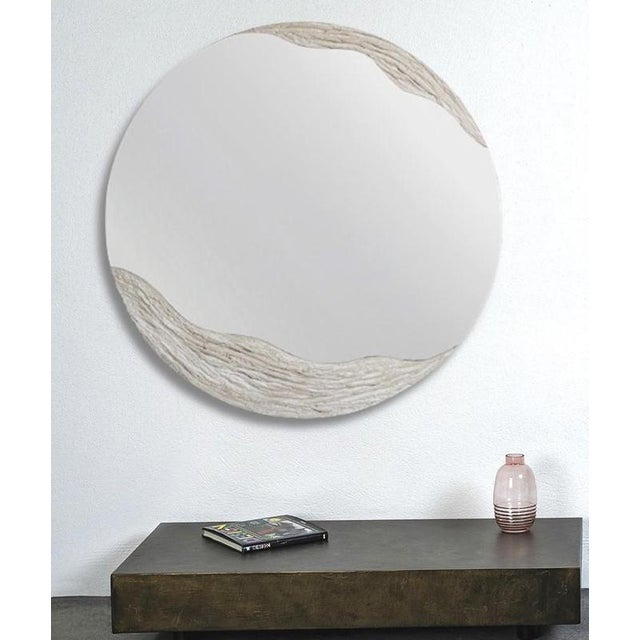 Dune 600 Round Mirror by Disain1971 For Sale - Image 4 of 6