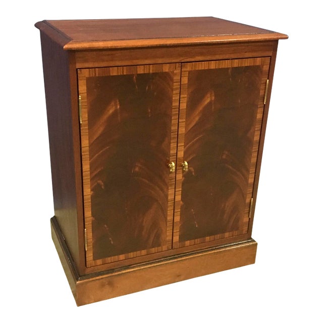 Mahogany Georgian Style Two-Door Cabinet by Leighton Hall For Sale