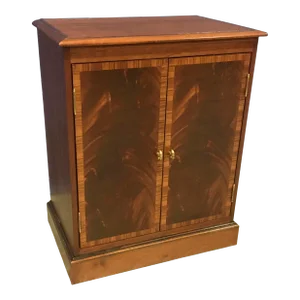 Mahogany Georgian Style Two-Door Cabinet by Leighton Hall