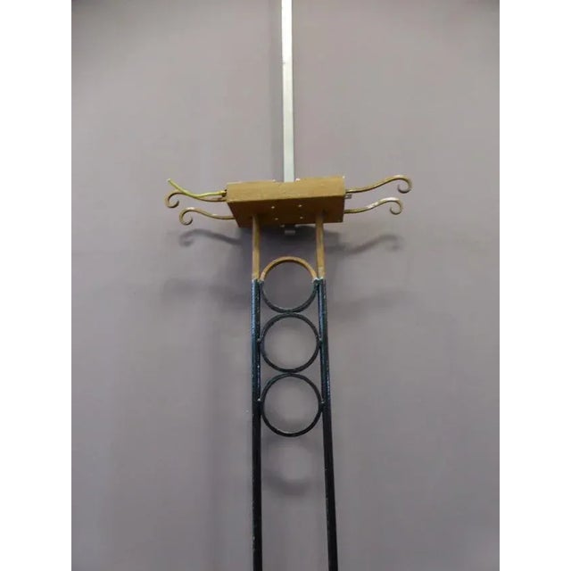 Antique Metal Chandelier Decor For Sale - Image 8 of 11