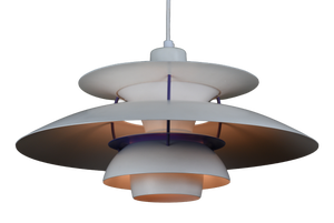 Early PH 5 Pendant Lamp with Spring Frame by Poul Henningsen for Louis Poulsen, Denmark, 1960s