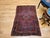 Vintage Persian Sarouk Area Rug, Hand-Knotted Wool, Allover Floral Pattern, 3x5, Red& Navy For Sale - Image 13 of 14