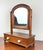 Late 19th Century Antique Mahogany Tabletop Dresser Top Vanity / Gentleman’s Shaving Mirror For Sale - Image 5 of 12