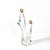 Mid-Century Amorphic Crystal & Brass Two Arm Candelabra Signed Schneider For Sale In New York - Image 6 of 10