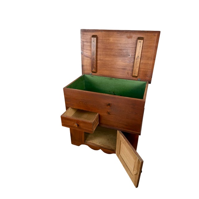 There’s An Honesty To Primitive Furniture That Polished Pieces Can’t Quite Replicate, And This Pine Storage Cabinet Has It...