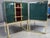 These Gucci-inspired green and red Murano bedside tables are a stunning addition to any bedroom, blending mid-century...