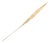 Vintage Cartier Dinh Van Yellow Gold Long Quill Brooch Pin For Sale