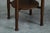 Brown Art Deco Side Table in Oak and Red Travertine, 1930s For Sale - Image 8 of 14
