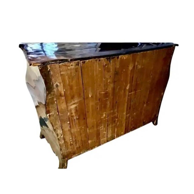 Large 18th Century Italian Rosewood Rococo Commode For Sale - Image 10 of 11