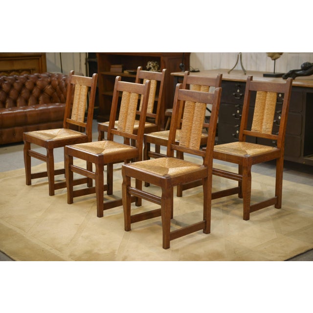 Vintage Brutalist Chairs, 1950s, Set of 6 For Sale - Image 14 of 14