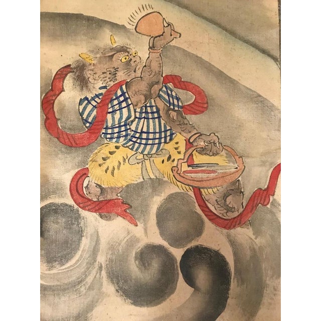 Large Japanese Edo Period Kakemono Scroll Hangings, 19th Century, Set of 6 For Sale - Image 12 of 18