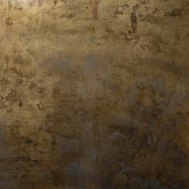 Jamie Young Jamie Young Ares Iron Side Table, Antique Brass For Sale - Image 4 of 6