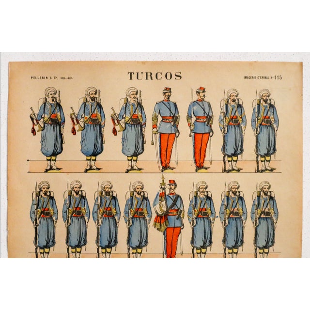 Date: 1880s-1890s Size: 11.5 x 15.5 inches Printer: Pellerin et cie. About this poster: Imagerie d'Épinal was a print...