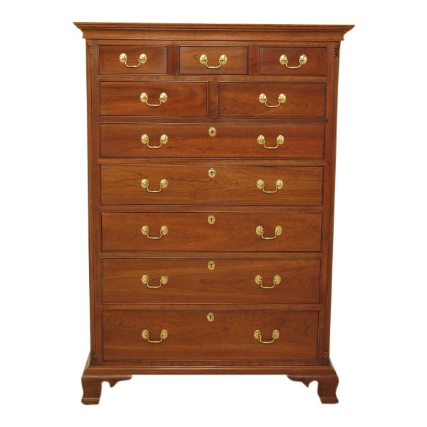 Stickley Cherry Valley Chippendale High Chest Chairish