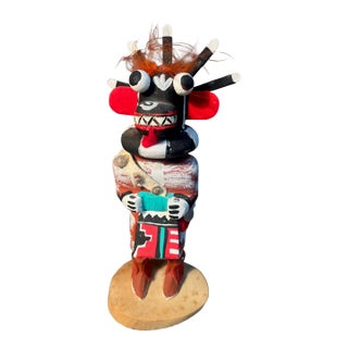 Hopi Kachina Doll Mongkatsina Chief Signed D.Dewakuku Tewa Village For Sale