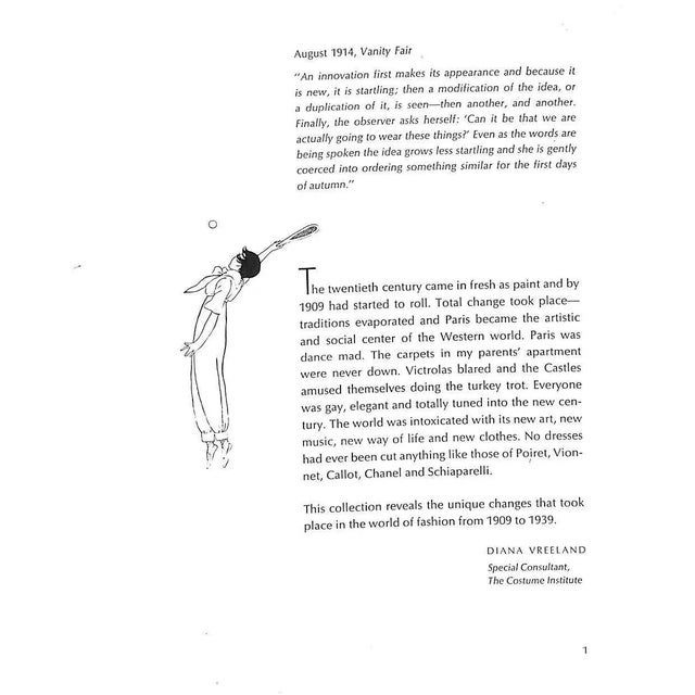 VREELAND, Diana [20] pp. The Metropolitan Museum of Art 8 3/4" x 7 3/4 Iconic fashion exhibition catalog curated by Diana...
