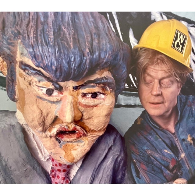 Abe Frajndlich, 1986 Red Grooms & Sculpture Vintage C-Print Photograph Abe Frajndlich Colo Photo, 1986 For Sale - Image 4 of 9