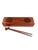 Brown Asian Modern Vietnamese Wooden Chopsticks for 8 With Green Mother of Pearl Marbled Tips Decorative Storage Box and Coordinating Rests - 25 pcs For Sale - Image 8 of 8