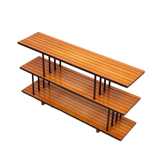 Wood Handmade Slats Shelving System from Stokke, Holland, 1960s For Sale - Image 7 of 9