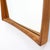 1960s 1960s Danish Teak Wall Mirror For Sale - Image 5 of 8