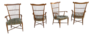 Vintage Armchairs by Paolo Buffa for Cantù, 1940s, Set of 4