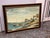 J. Clement Coastal Harbor Oil Painting, Vintage For Sale - Image 11 of 12