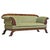 Sculptural Regency Sofa in Figured Mahogany Veneer and Velvet, 1800s For Sale - Image 11 of 11